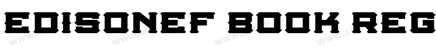 EdisonEF Book Regula字体转换